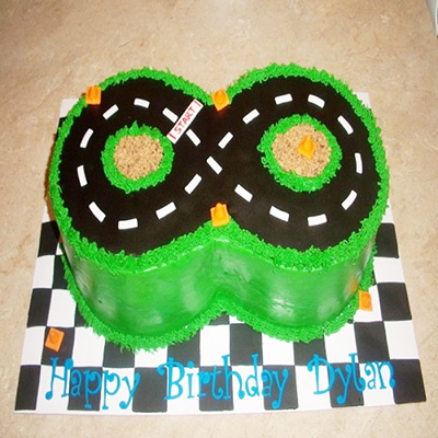"Designer Race Track Cake NMC15 -7kgs  (Bangalore Exclusives) - Click here to View more details about this Product
